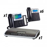 Central de 4 FXO + 7 teléfonos